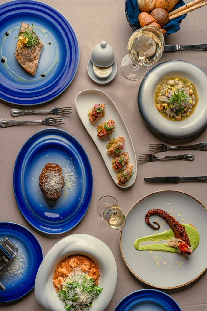 Different dishes at Casa Costa